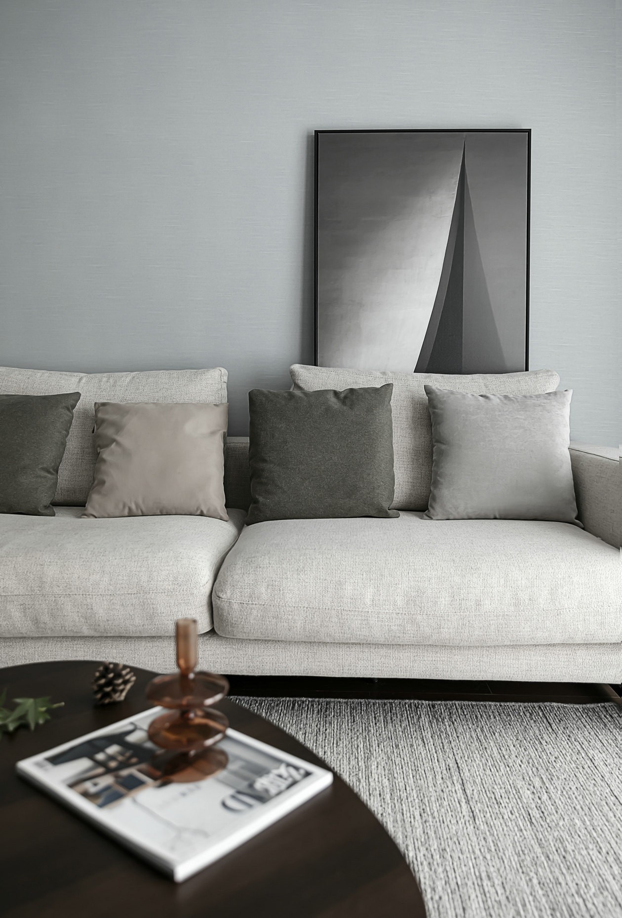 现代简约风格室内设计家装案例-客厅沙发 现代简约风格室内设计家装案例-客厅沙发