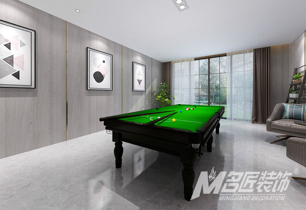 别墅装修-桌球室 别墅装修-桌球室