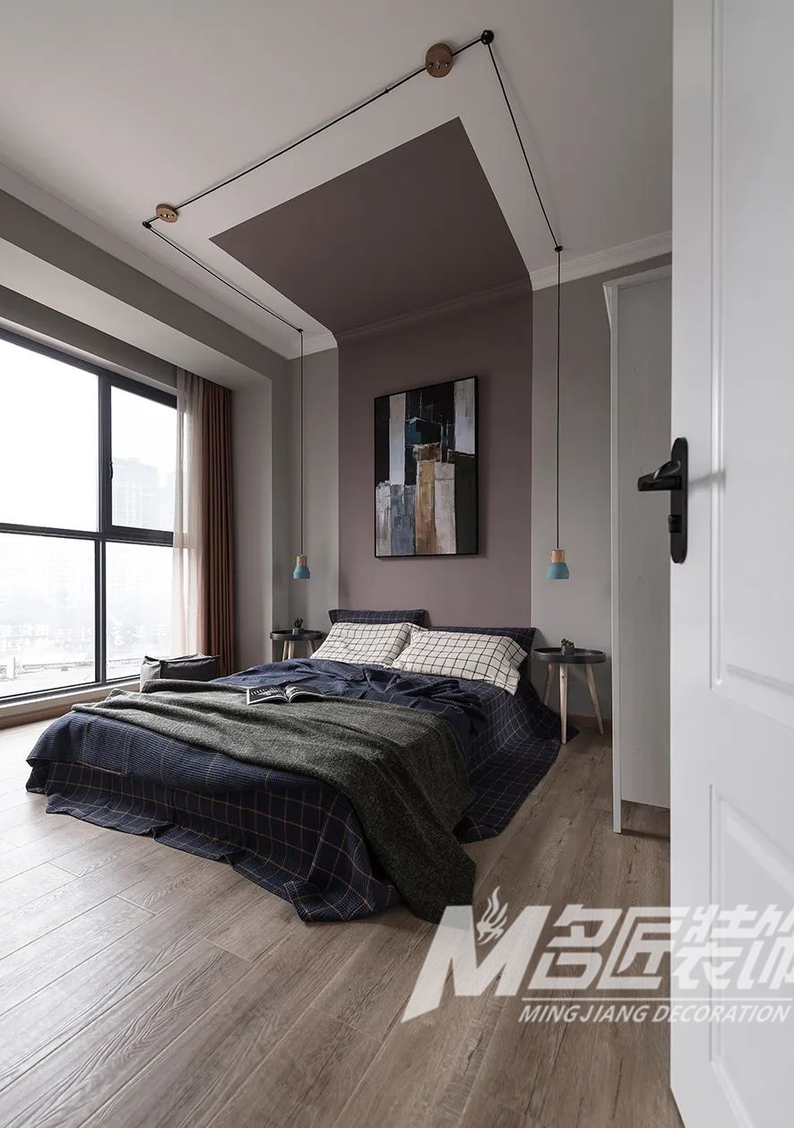 装修案例复古工业风格室内装修效果图-卧室 装修案例复古工业风格室内装修效果图-卧室