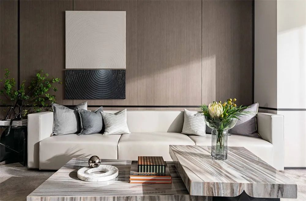简约新中式风格室内设计家装案例-客厅沙发