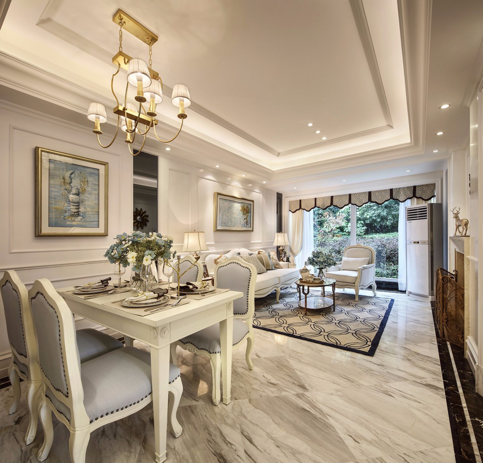 欧式风格家装设计室内装修效果图-餐厅 欧式风格家装设计室内装修效果图-餐厅